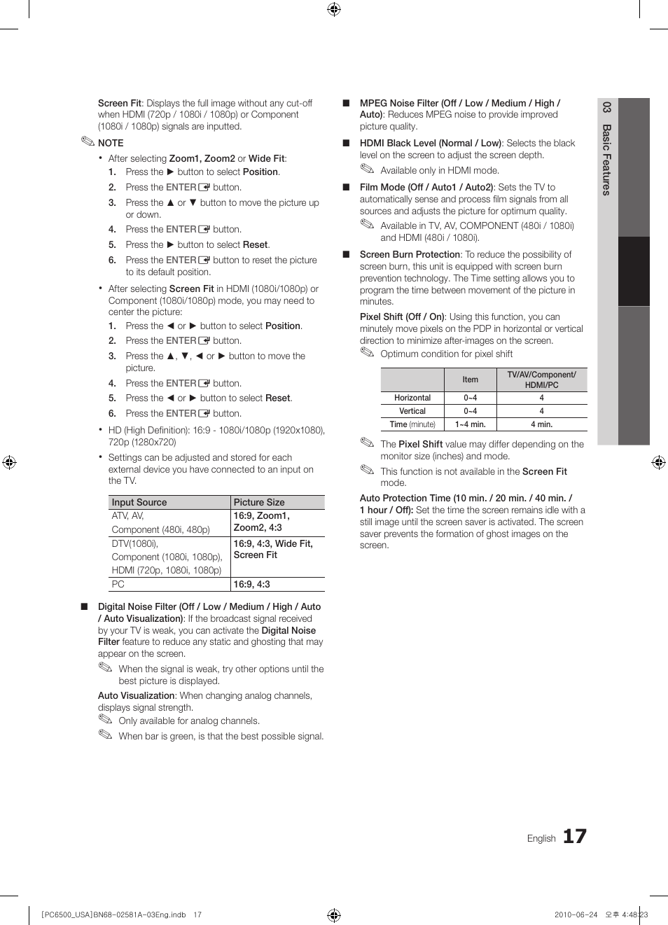 Samsung 6500 User Manual | Page 17 / 60