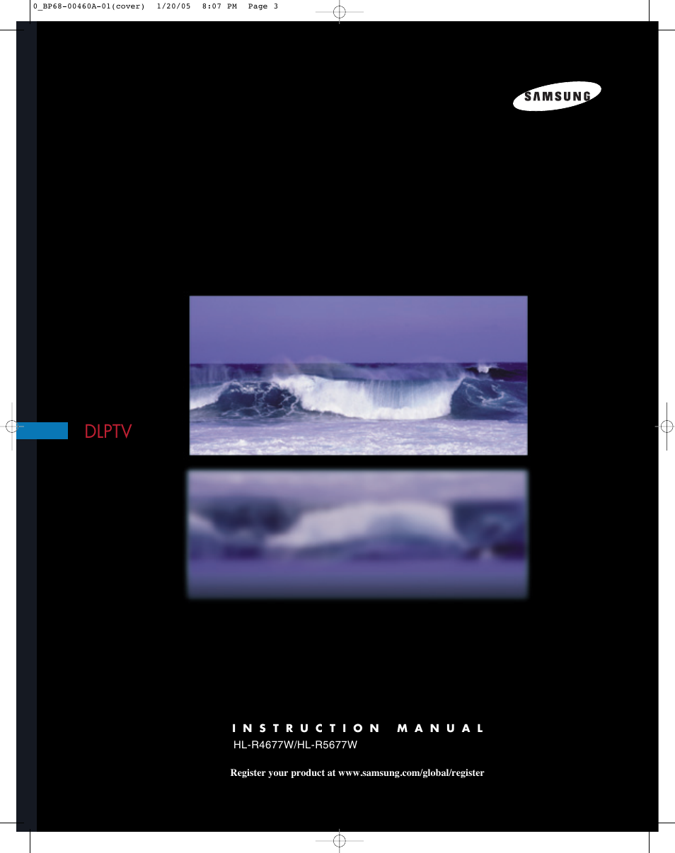 Samsung HL-R4677W User Manual | 104 pages