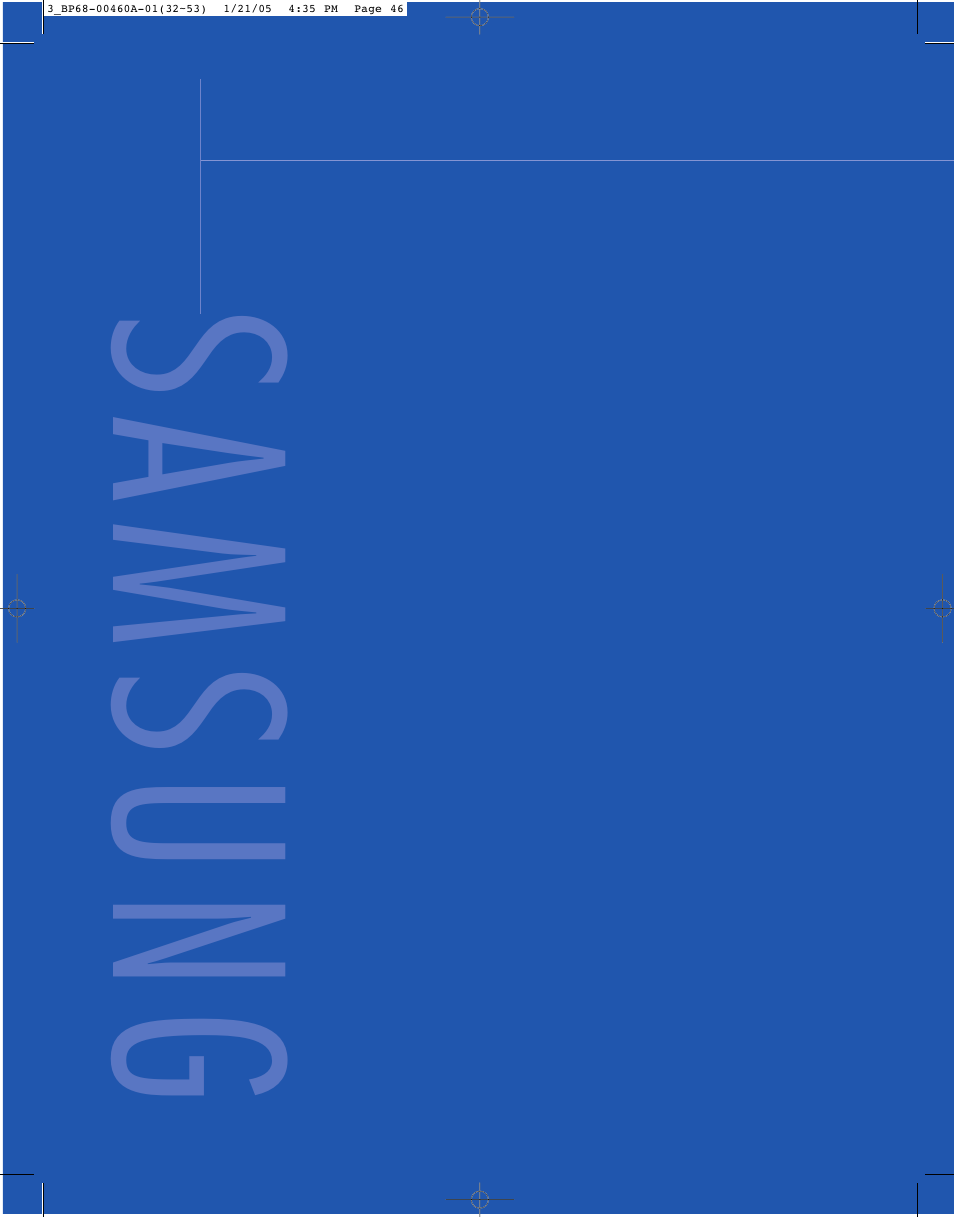 Samsung | Samsung HL-R4677W User Manual | Page 46 / 104