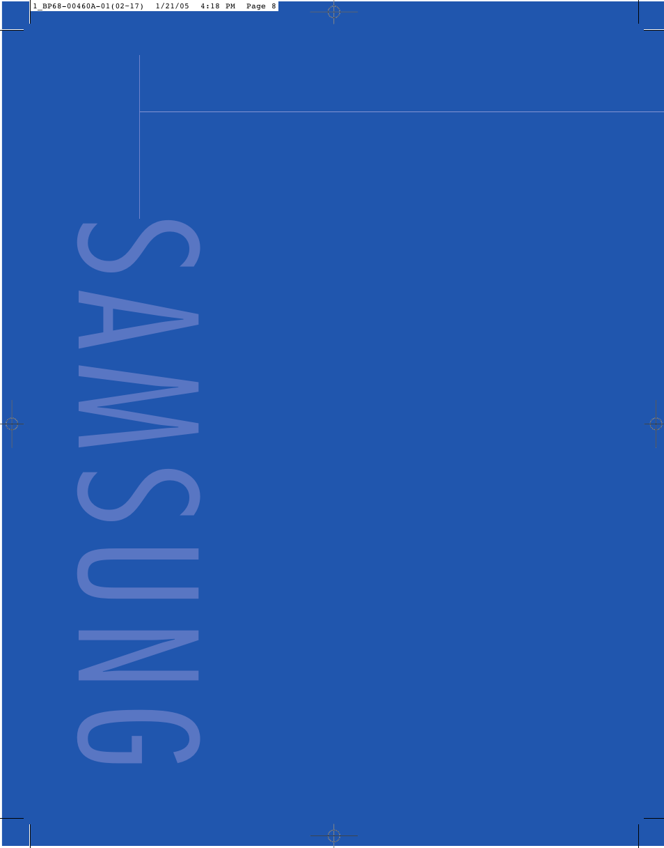 Samsung | Samsung HL-R4677W User Manual | Page 8 / 104