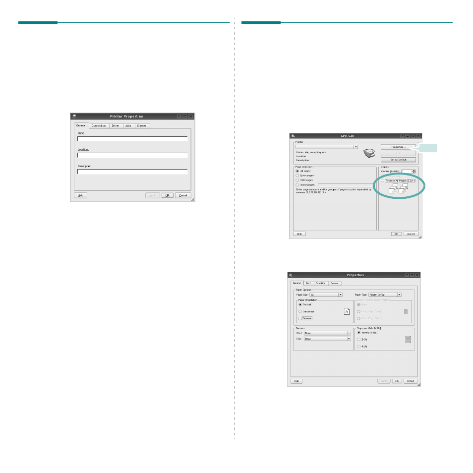 Configuring printer properties, Printing a document, Printing from applications | Configuring printer properties printing a document | Samsung ML-1630W Series User Manual | Page 91 / 100