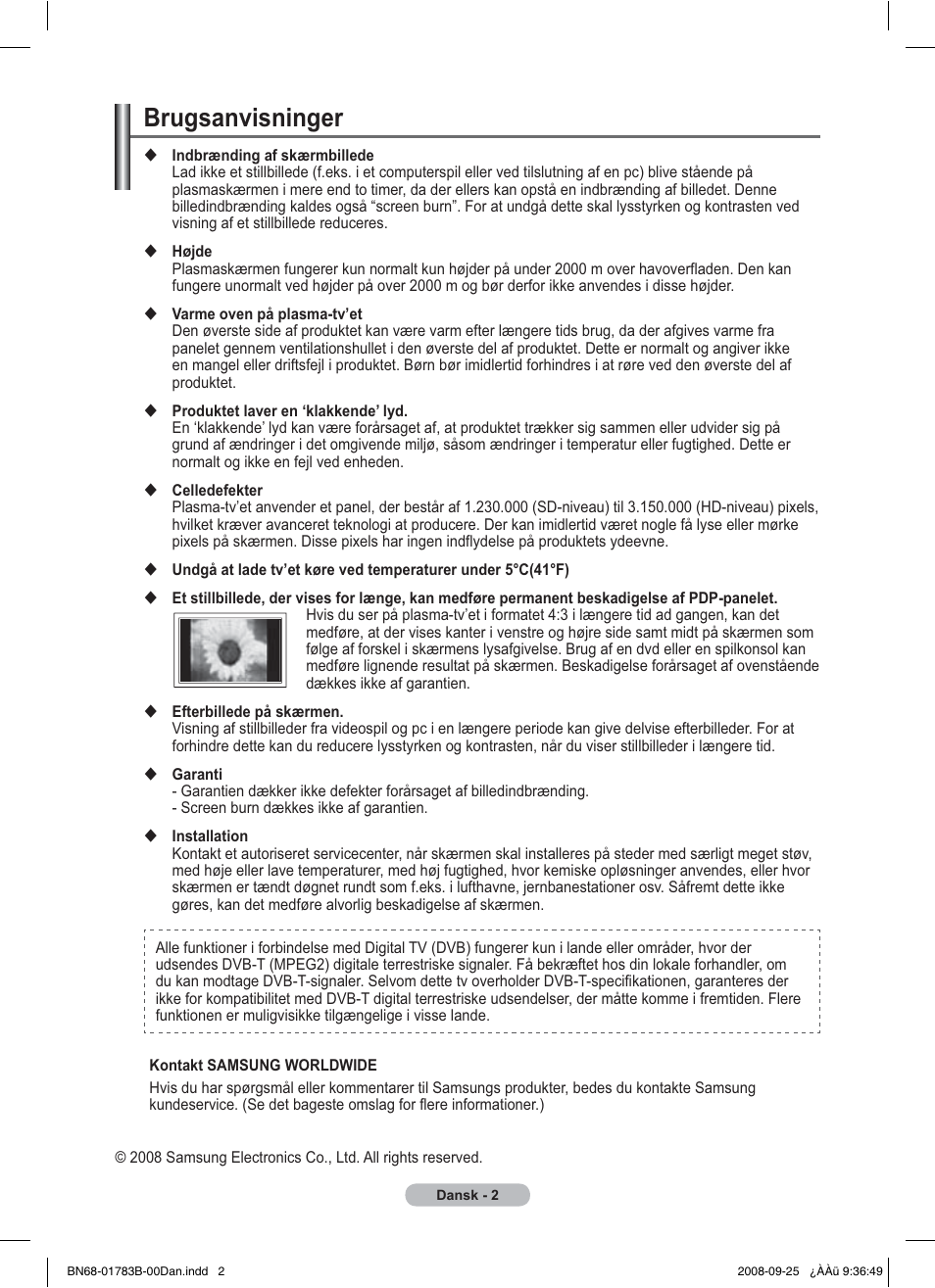Brugsanvisninger | Samsung BN68-01783B-00 User Manual | Page 236 / 389