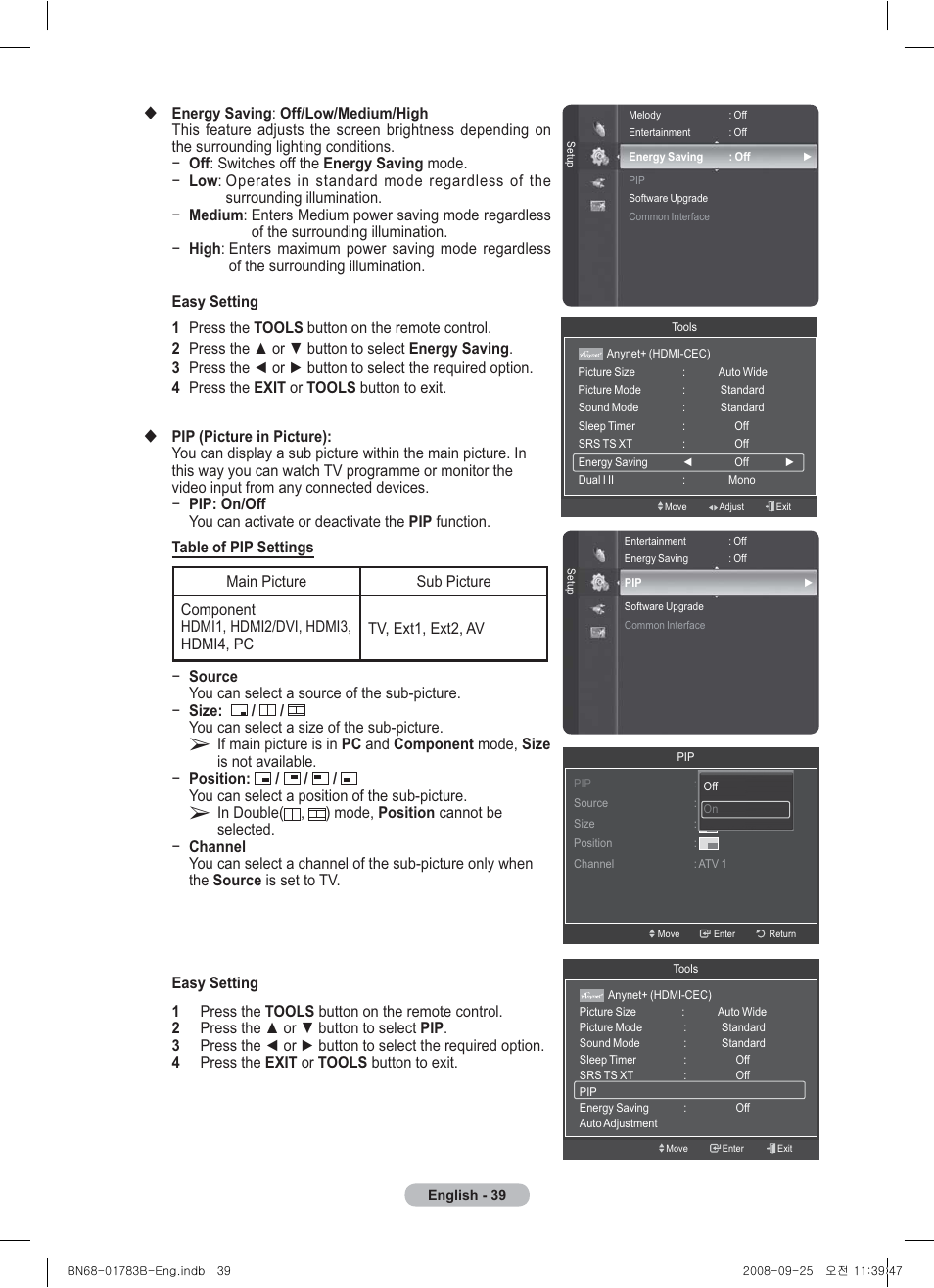 Samsung BN68-01783B-00 User Manual | Page 39 / 389