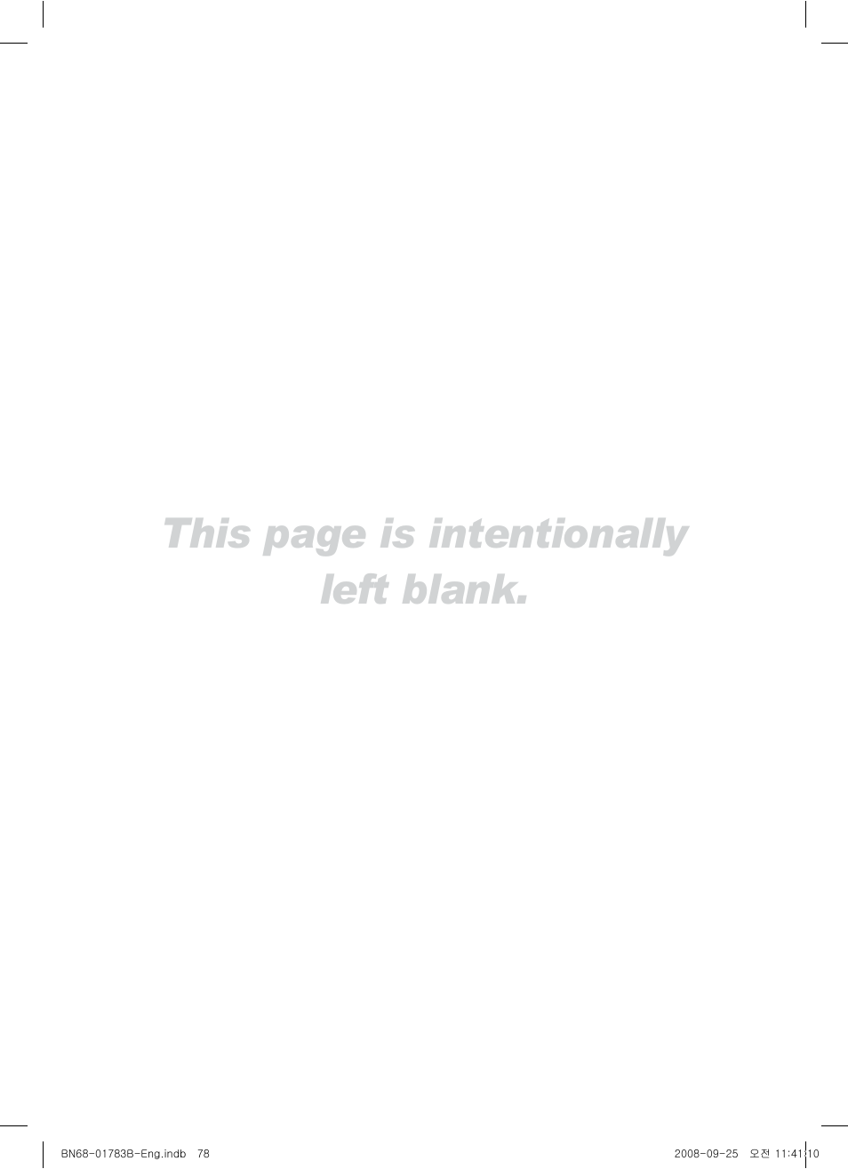This page is intentionally left blank | Samsung BN68-01783B-00 User Manual | Page 78 / 389