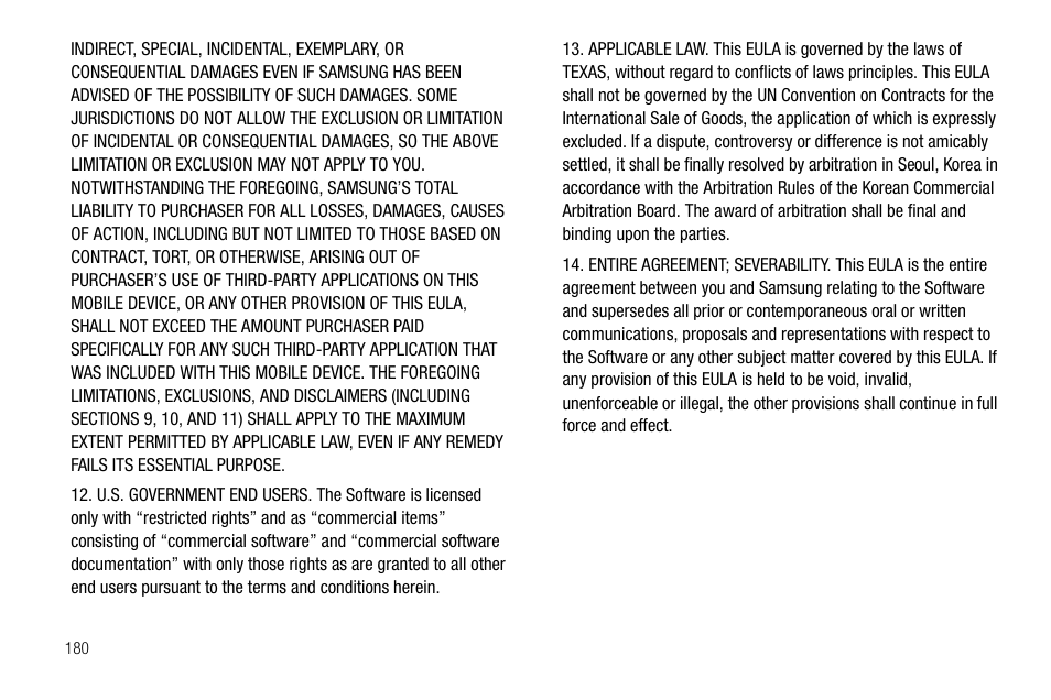 Samsung Galaxy Tab 8.9 User Manual | Page 184 / 188