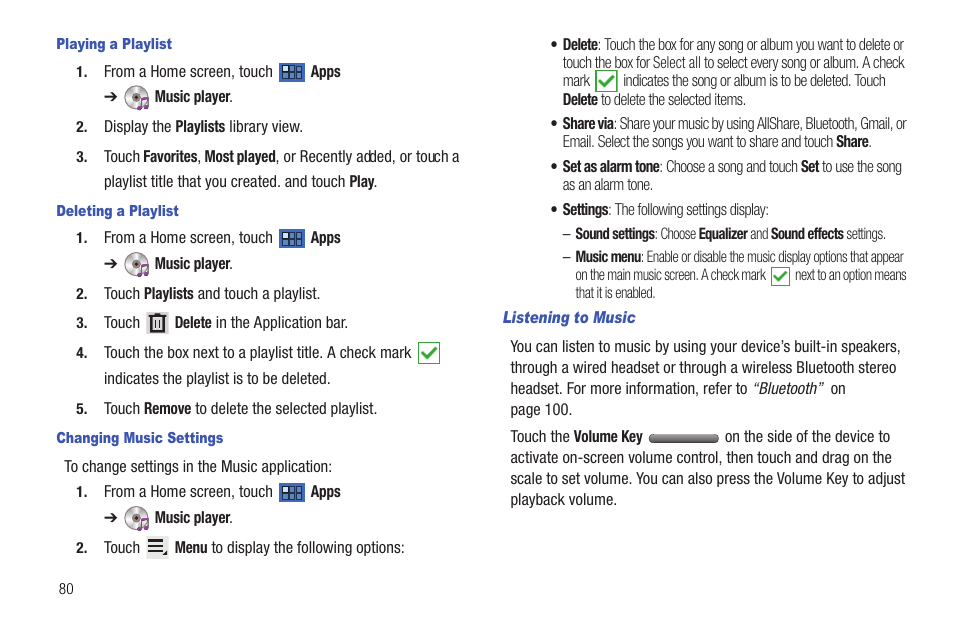 Samsung Galaxy Tab 8.9 User Manual | Page 84 / 188