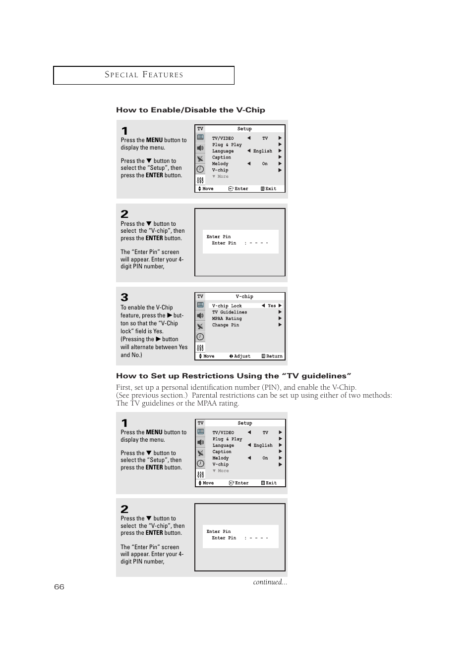 Samsung TXN2771HF/TXN3071WHF User Manual | Page 66 / 80