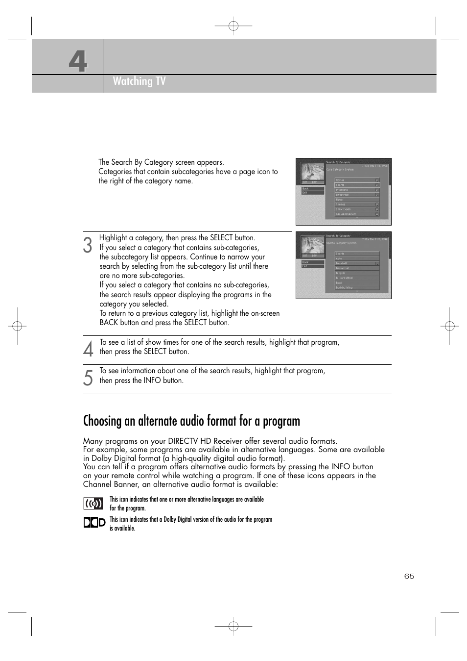 Samsung SIR-TS360 User Manual | Page 65 / 116