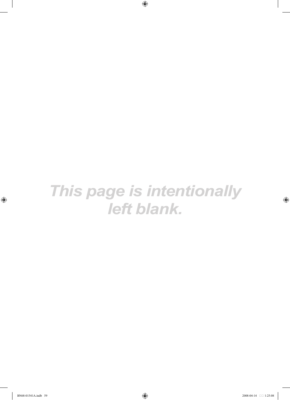 This page is intentionally left blank | Samsung BN68-01541A-01 User Manual | Page 61 / 121
