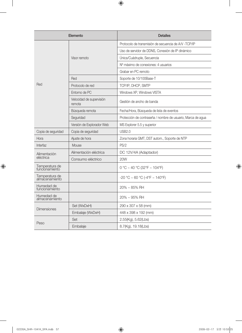 Samsung SHR-1041 User Manual | Page 173 / 174