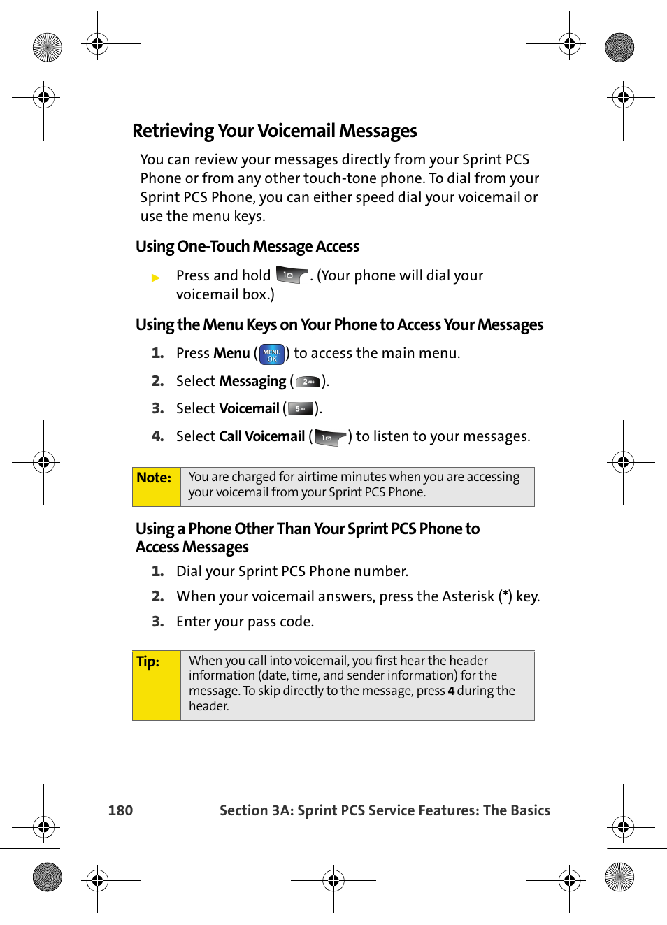 Retrieving your voicemail messages | Samsung VI-A820 User Manual | Page 188 / 256