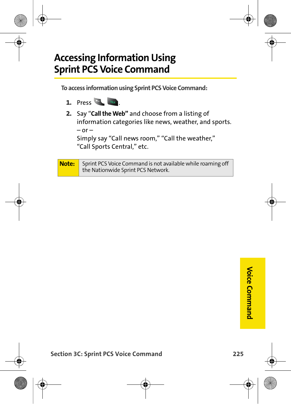 Accessing information using | Samsung VI-A820 User Manual | Page 233 / 256