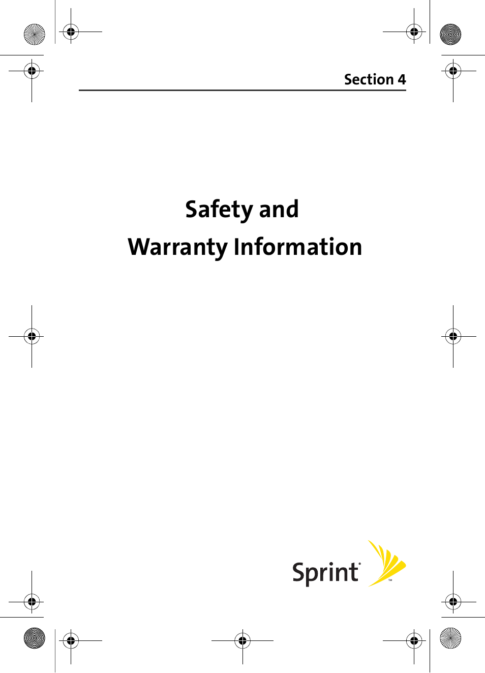 Safety and warranty information, Section 4: safety and | Samsung VI-A820 User Manual | Page 235 / 256