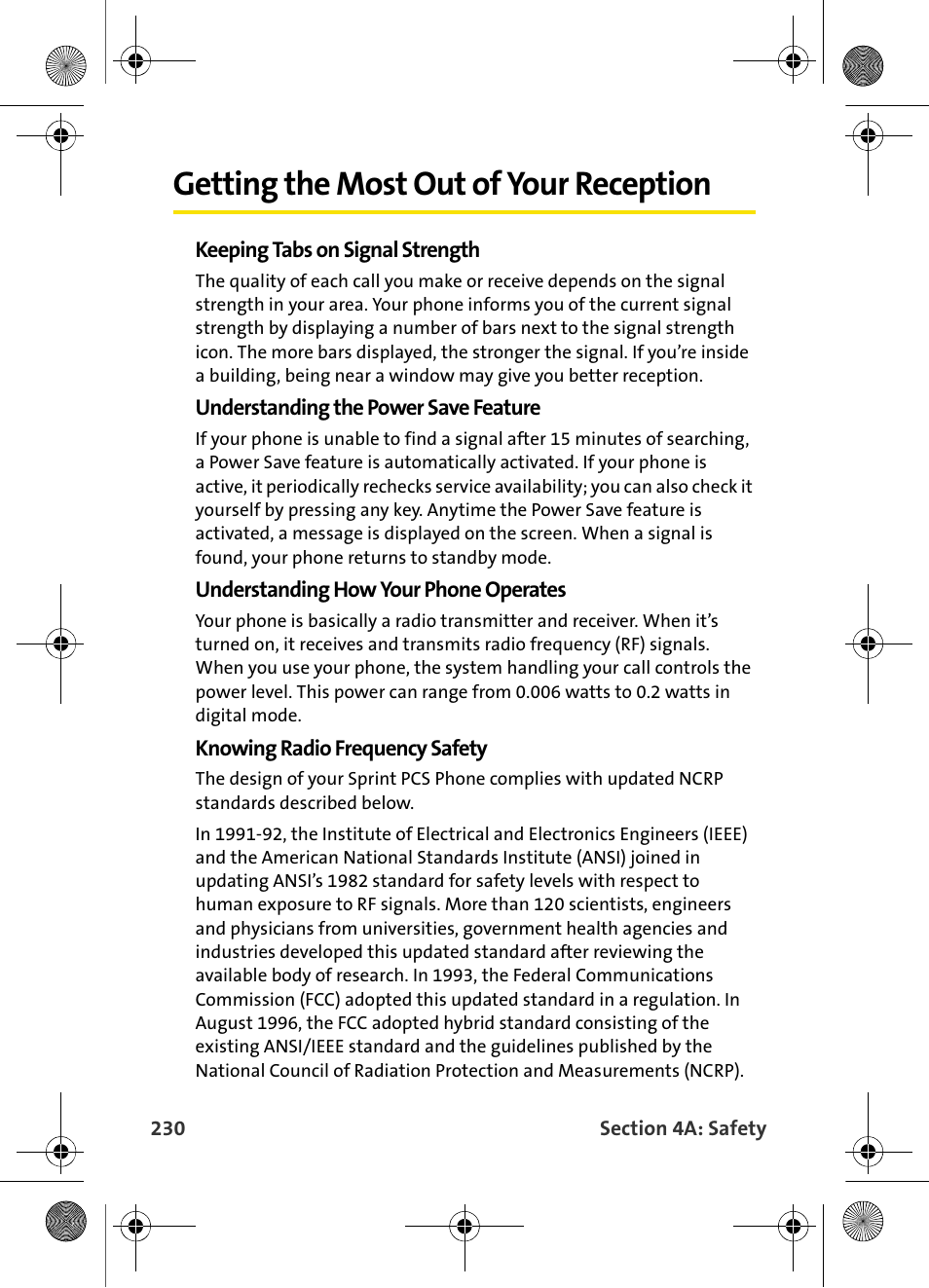 Getting the most out of your reception | Samsung VI-A820 User Manual | Page 238 / 256