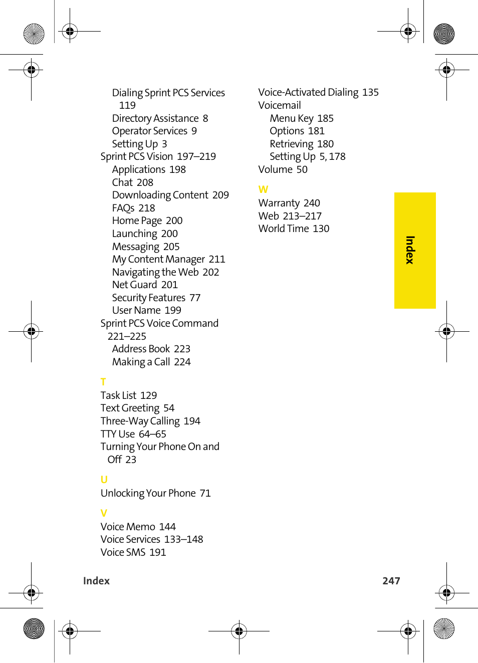 Samsung VI-A820 User Manual | Page 255 / 256