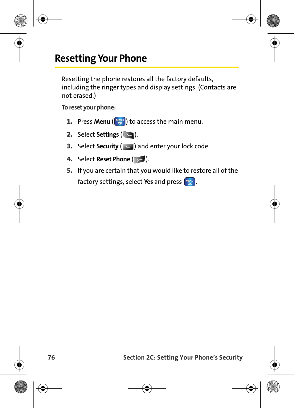 Resetting your phone | Samsung VI-A820 User Manual | Page 84 / 256