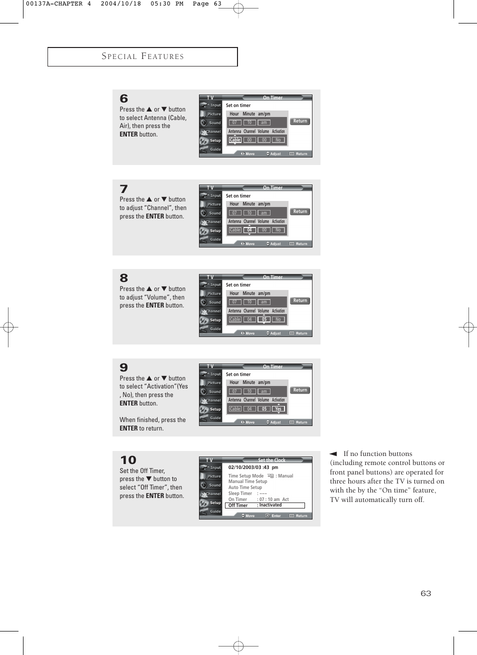 Samsung HCN479W User Manual | Page 63 / 87