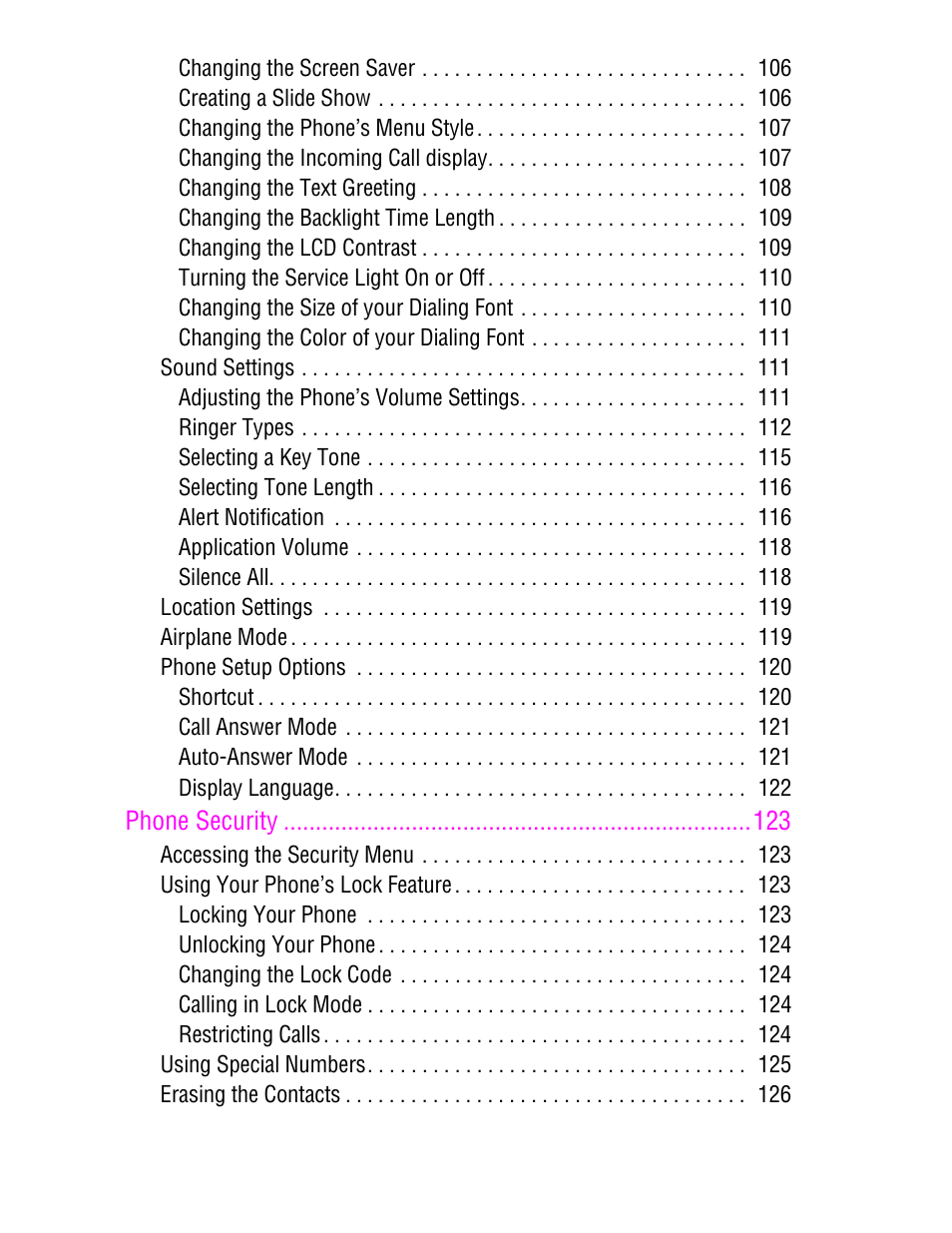 Samsung SPH A740 User Manual | Page 8 / 150