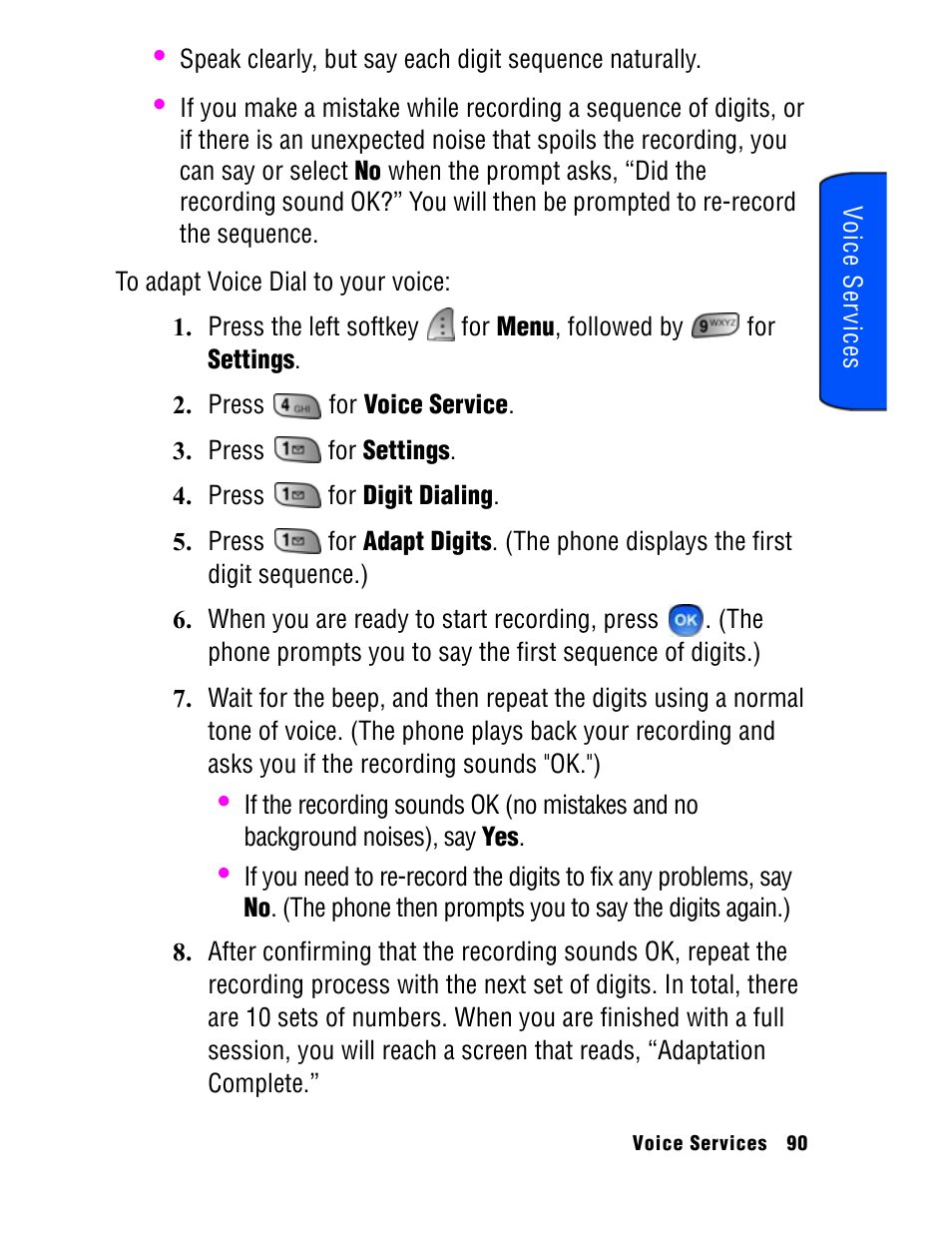 Samsung SPH A740 User Manual | Page 99 / 150