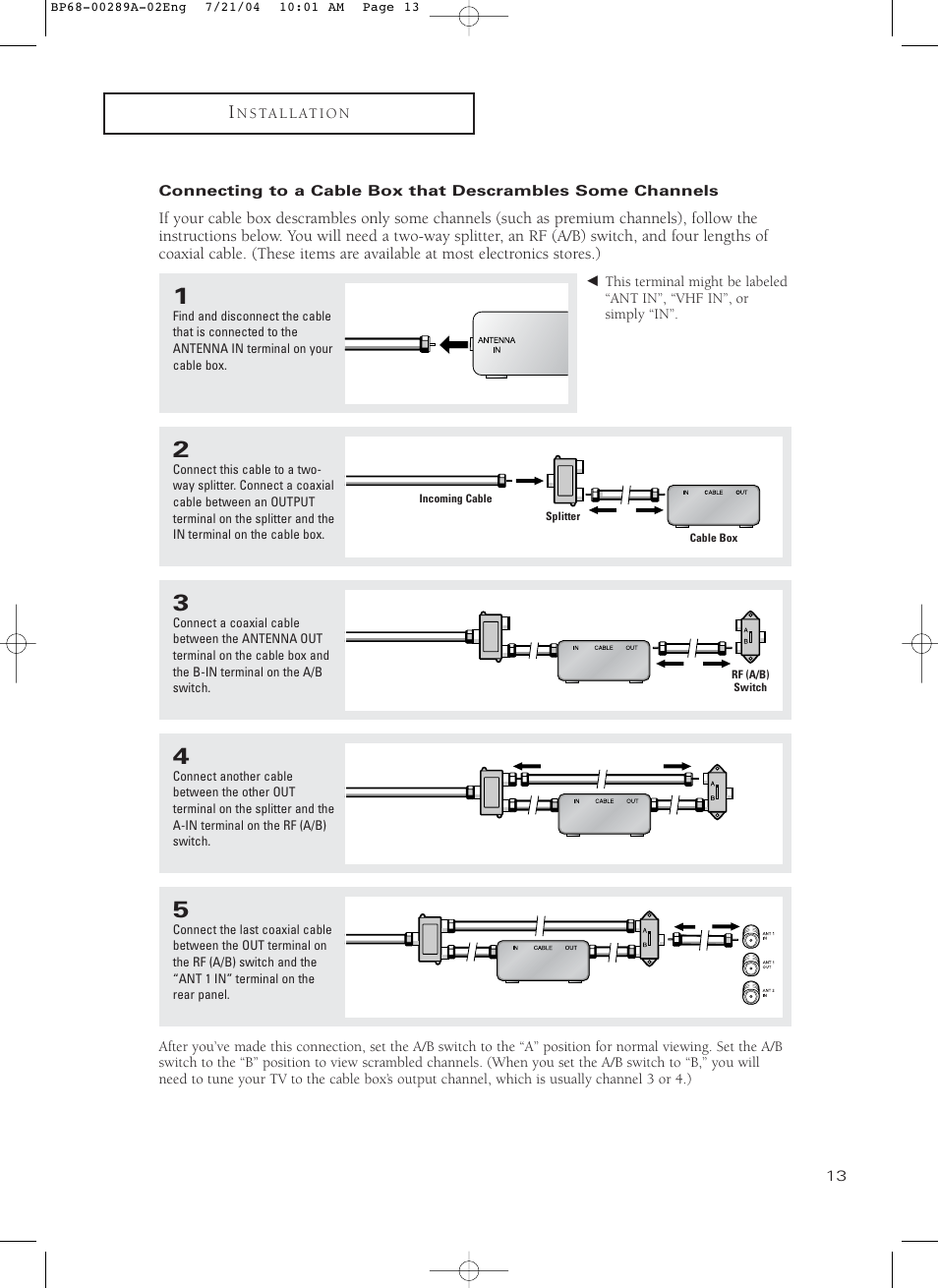 Samsung HC-P4752W User Manual | Page 13 / 71