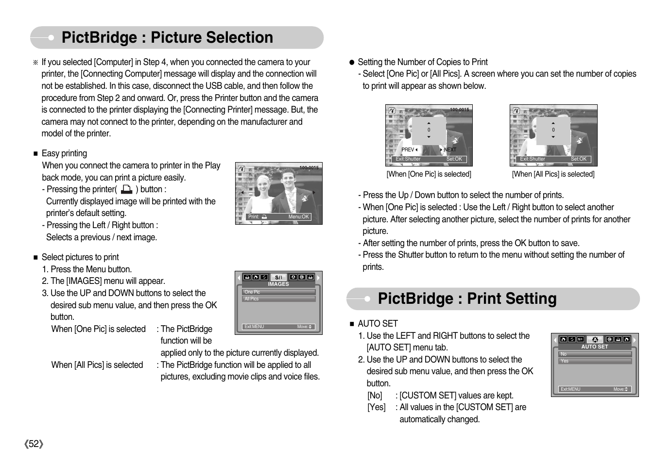 Samsung Digimax S800 User Manual | Page 53 / 82