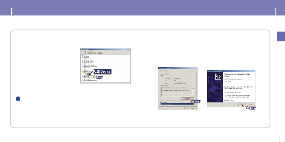 Manual installation of the usb driver | Samsung YH-925 User Manual | Page 9 / 35