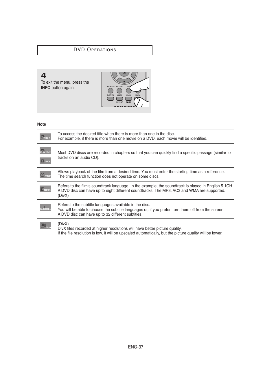 D v d o | Samsung AK68-00956L/01 User Manual | Page 37 / 95