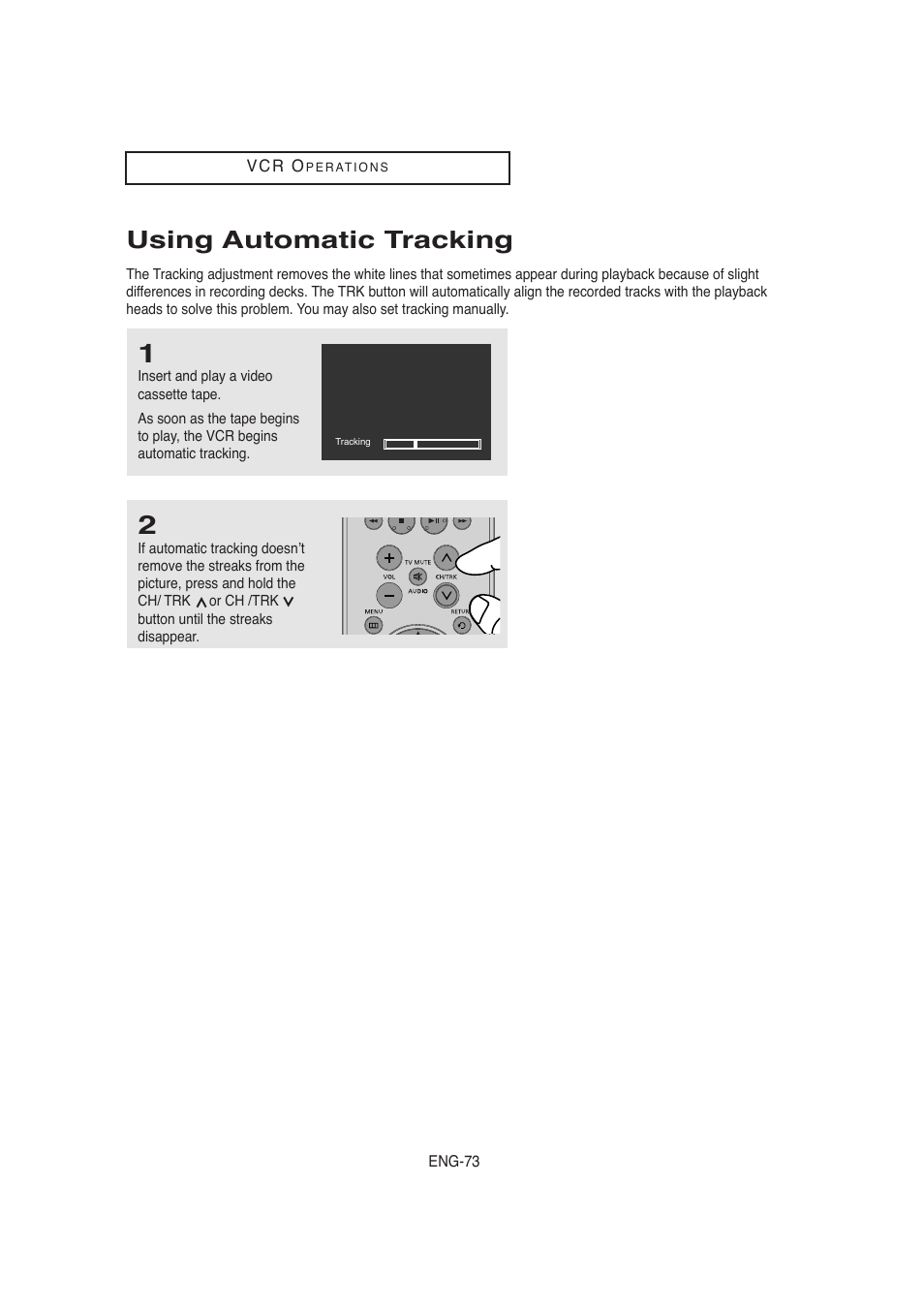 Using automatic tracking | Samsung AK68-00956L/01 User Manual | Page 73 / 95