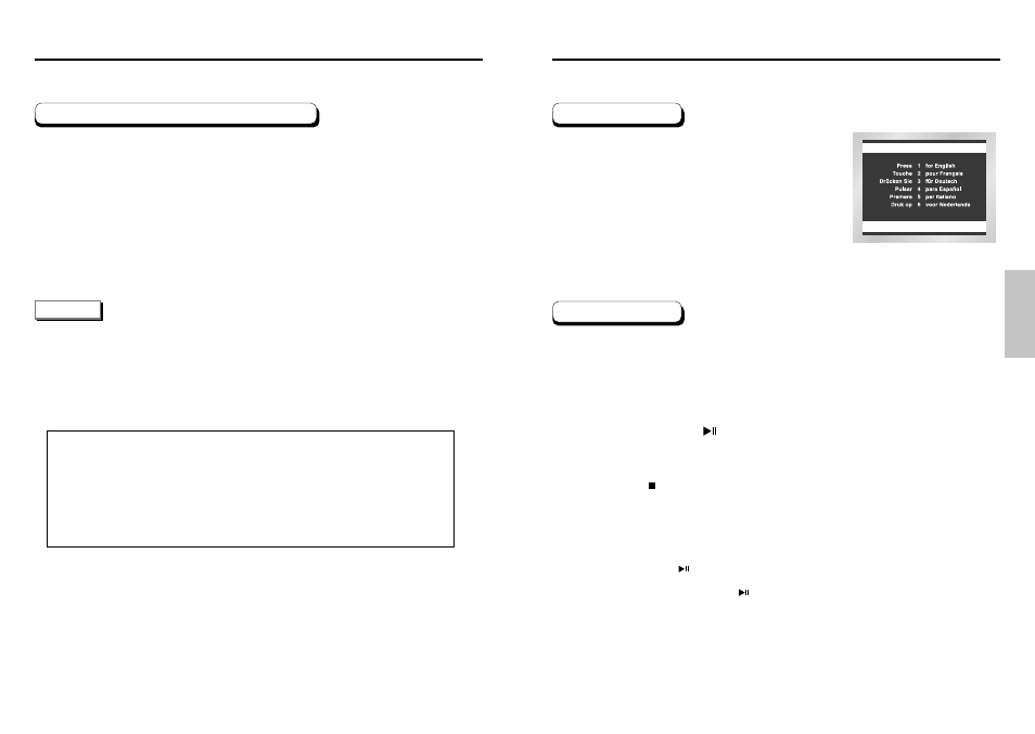 Playing a disc, Choosing a connection | Samsung DVD-HD935 User Manual | Page 9 / 26