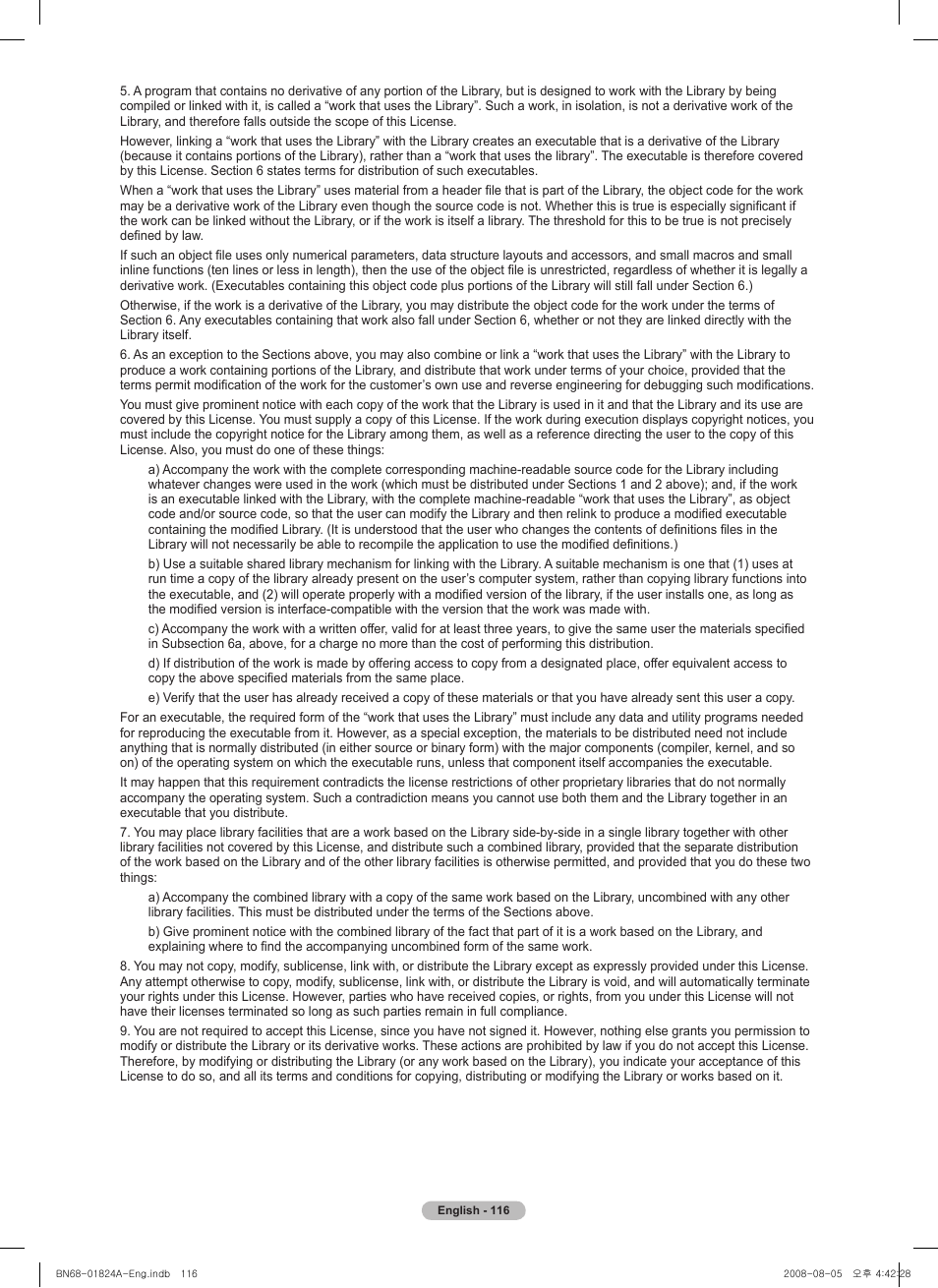 Samsung BN68-01824A-00 User Manual | Page 116 / 230