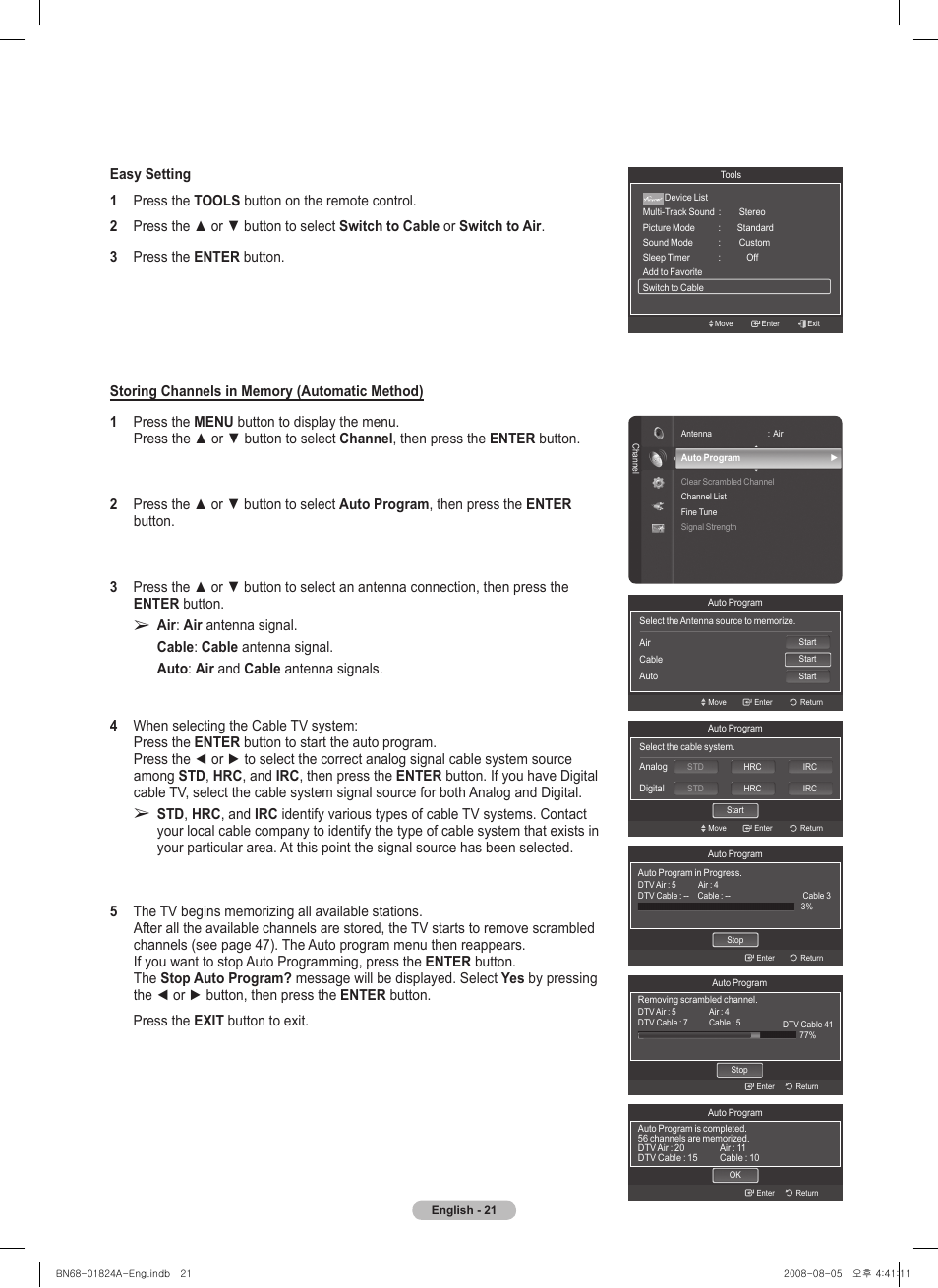 Samsung BN68-01824A-00 User Manual | Page 21 / 230