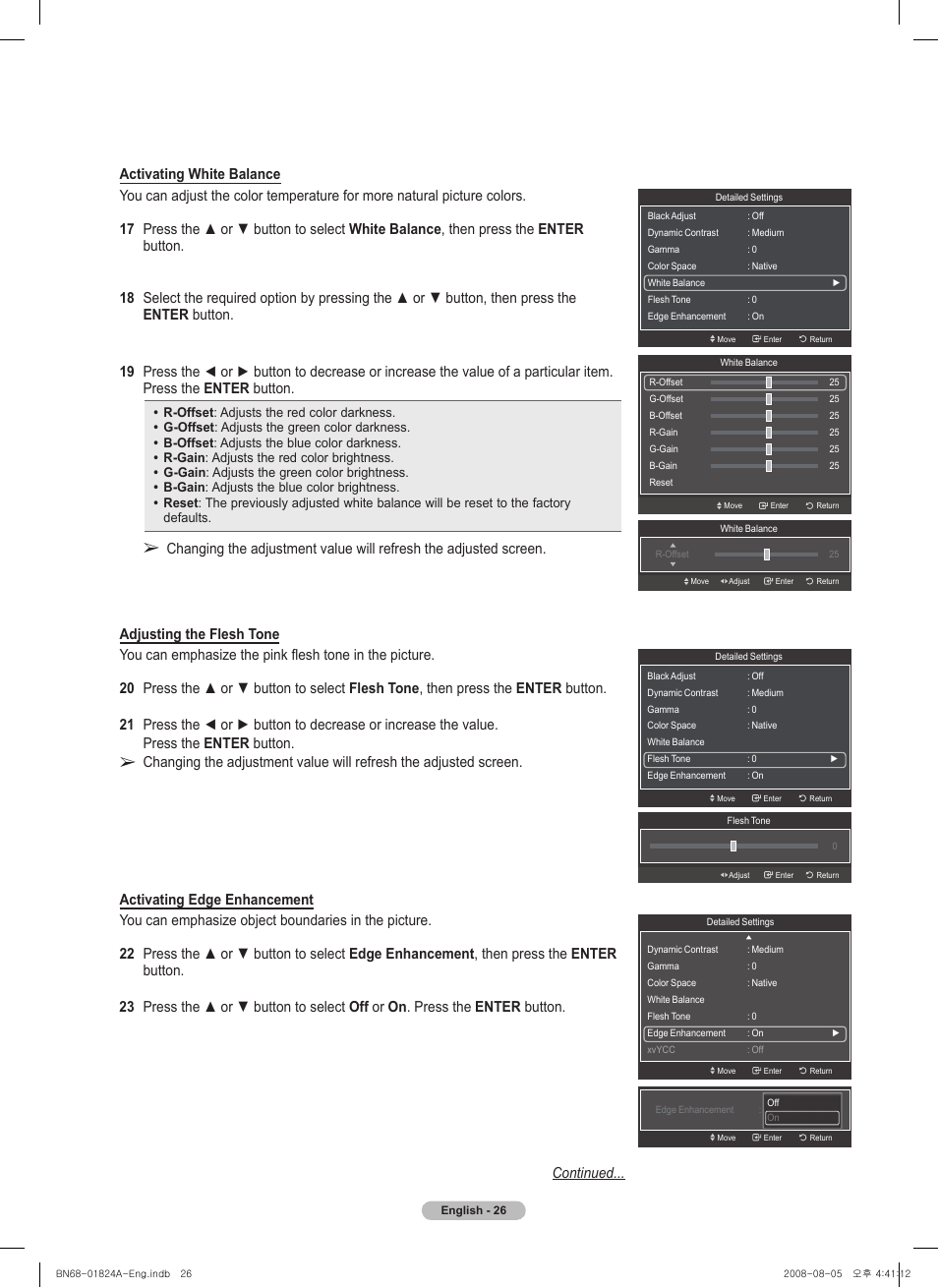 Samsung BN68-01824A-00 User Manual | Page 26 / 230