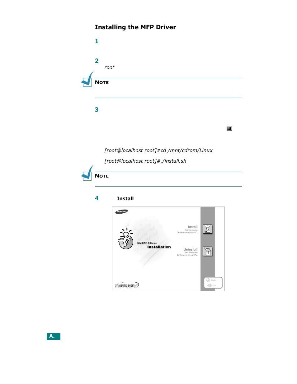 Installing the mfp driver | Samsung SCX-6320F User Manual | Page 177 / 330