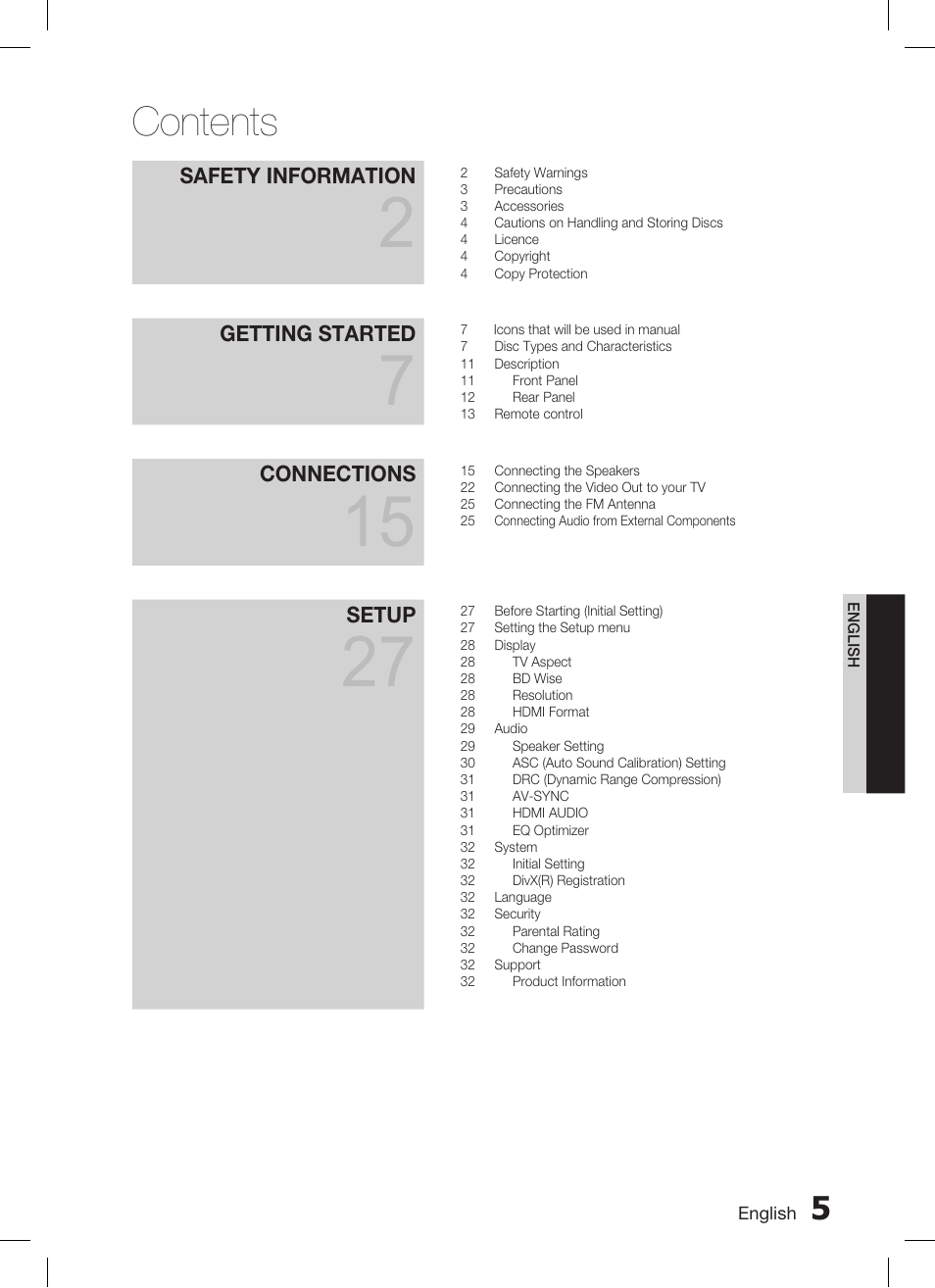 Samsung AH68-02269K User Manual | Page 5 / 48