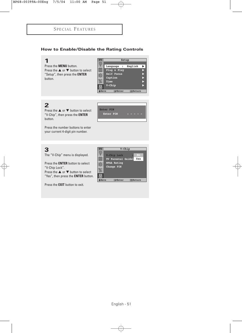 Samsung HC P4241W User Manual | Page 51 / 59