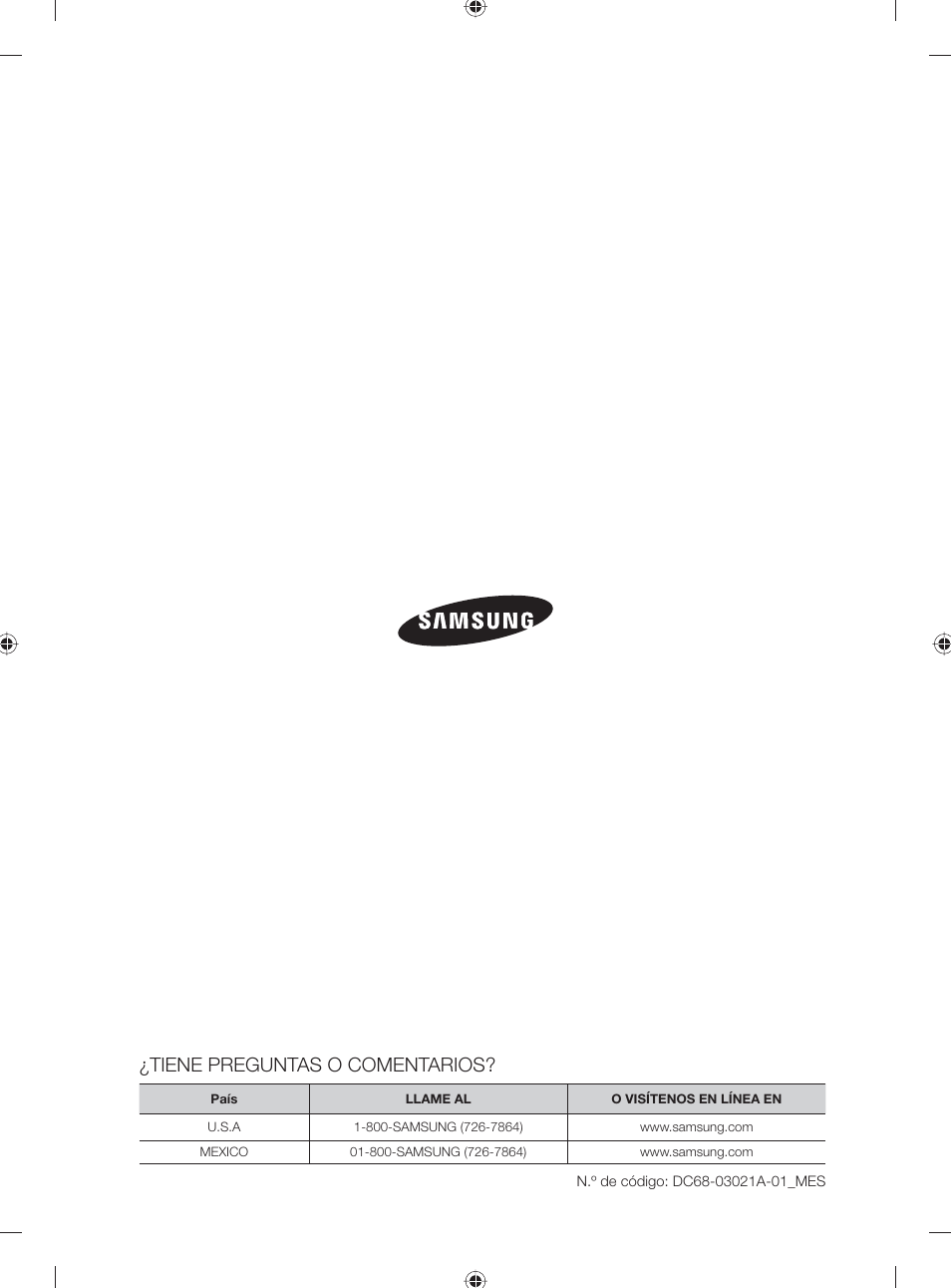Tiene preguntas o comentarios | Samsung DV431AE User Manual | Page 80 / 80