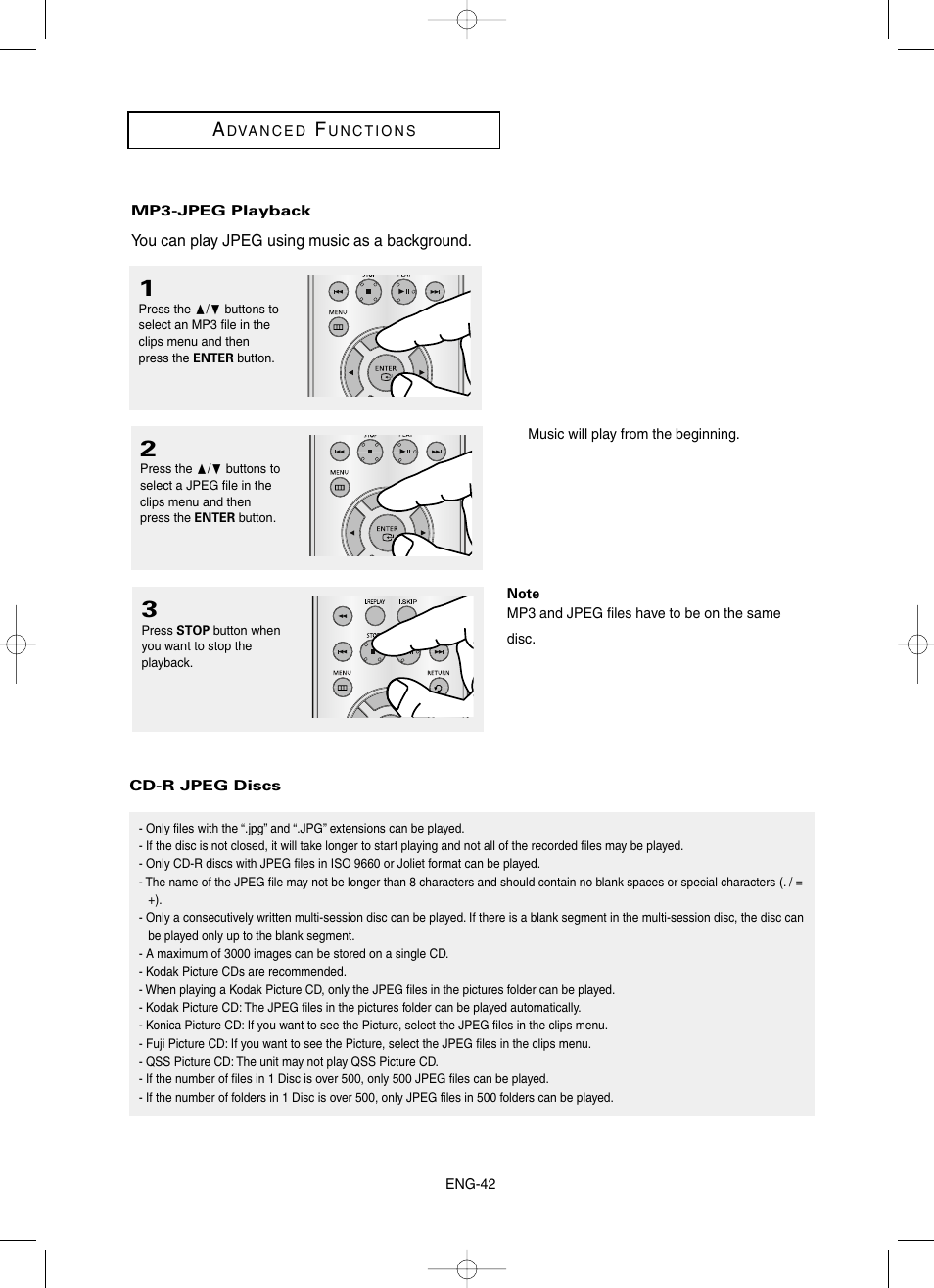 Samsung DVD-HD860 User Manual | Page 42 / 64