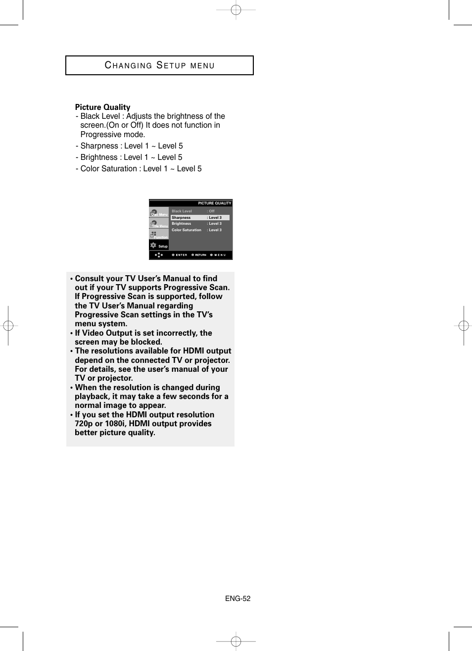 Samsung DVD-HD860 User Manual | Page 52 / 64