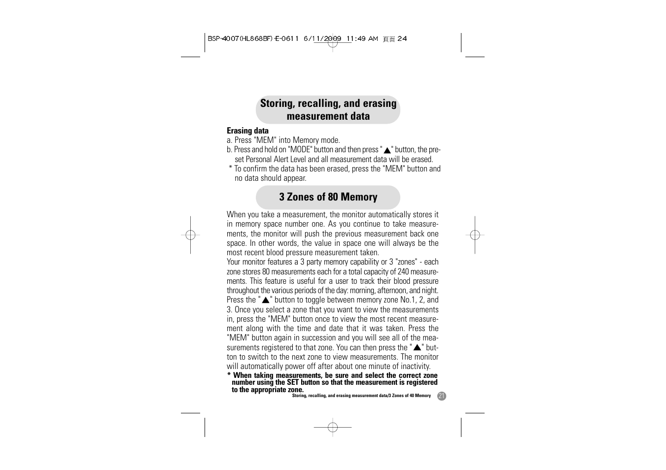 Samsung BSP-4007 User Manual | Page 22 / 66