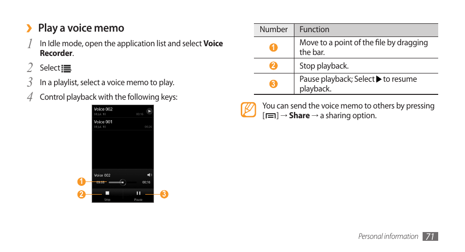 Samsung Galaxy 3 User Manual | Page 71 / 128