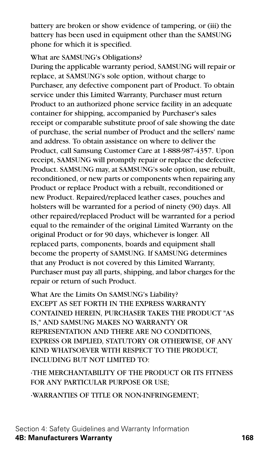 Samsung VGA1000 User Manual | Page 176 / 182