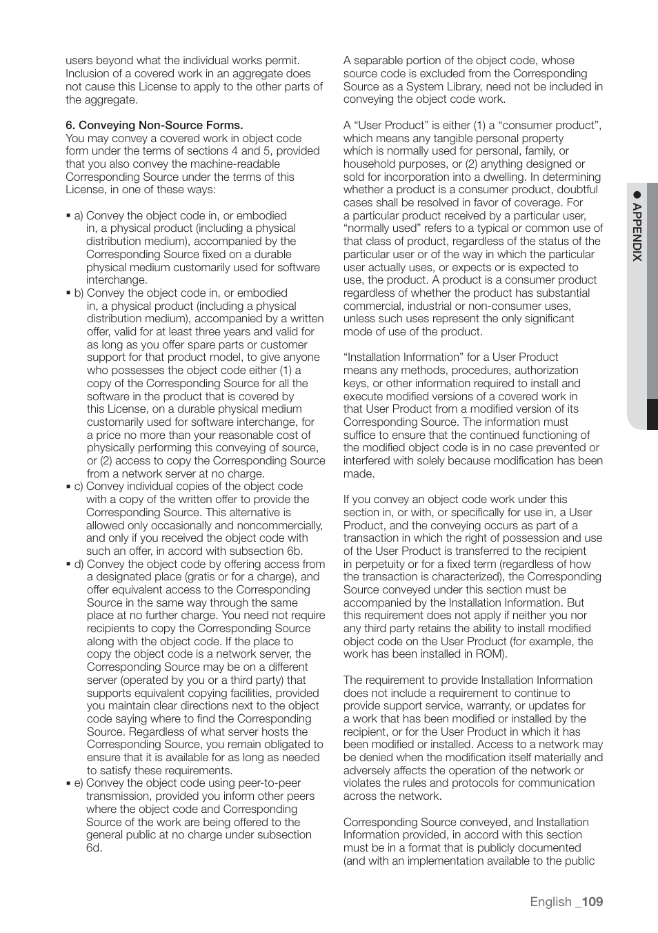 Samsung SHR-7160 User Manual | Page 109 / 120