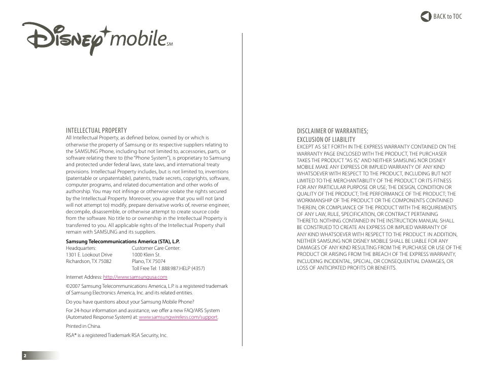 Samsung DM-S105 User Manual | Page 2 / 99