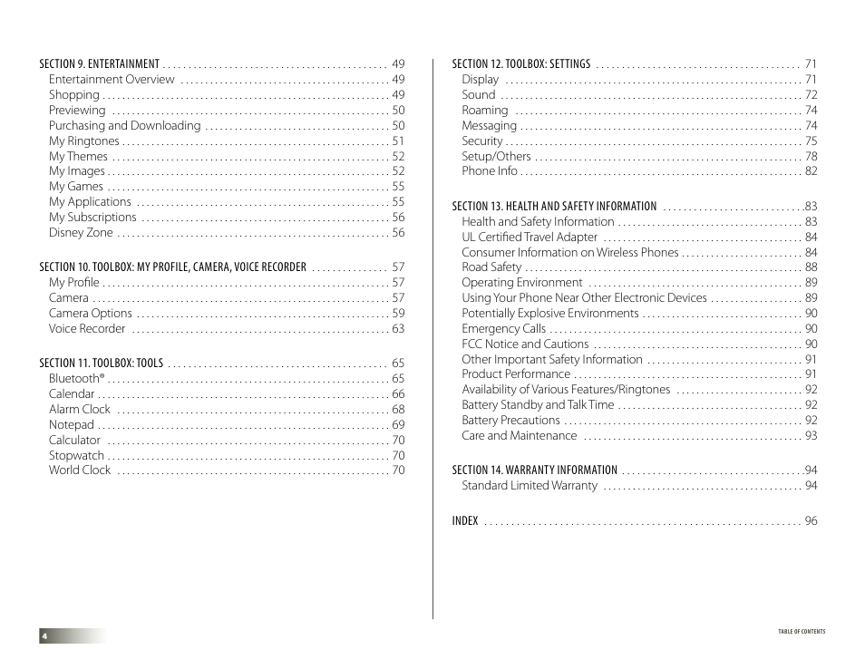 Samsung DM-S105 User Manual | Page 4 / 99