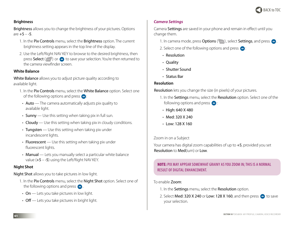 Samsung DM-S105 User Manual | Page 61 / 99