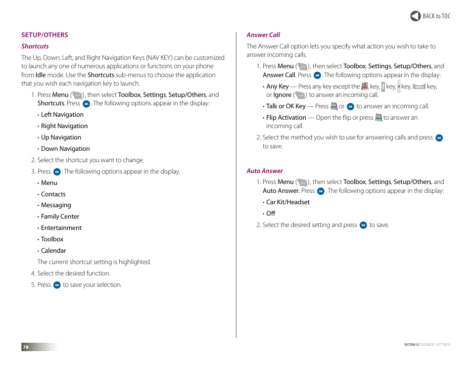 Setup/others | Samsung DM-S105 User Manual | Page 78 / 99