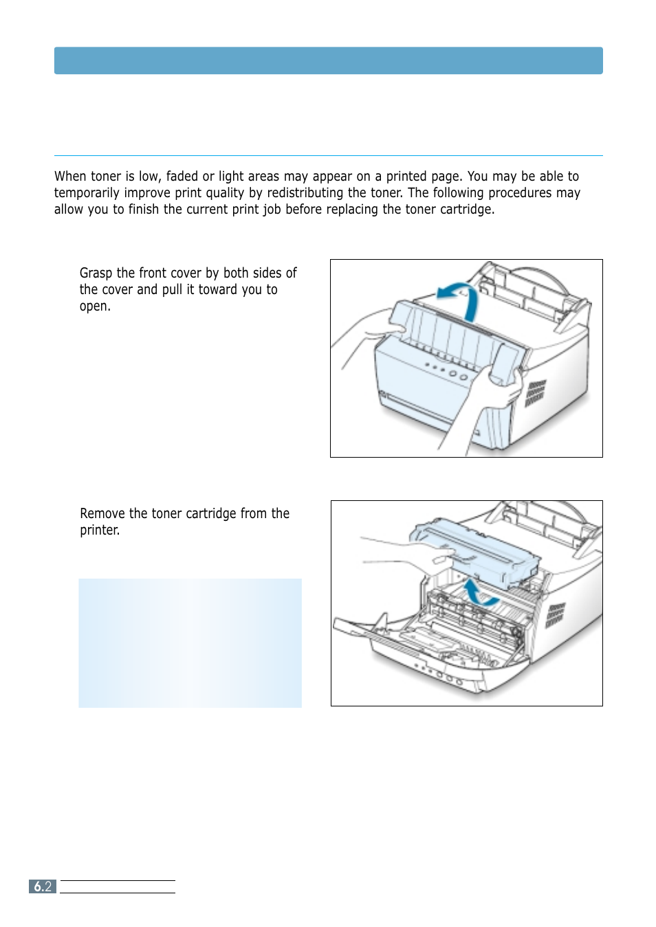 Redistributing toner, Maintaining toner cartridge | Samsung ML-4600 User Manual | Page 73 / 134