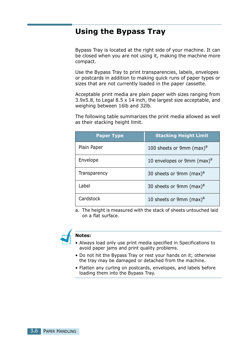 Using the bypass tray | Samsung SCX-5115 User Manual | Page 55 / 144