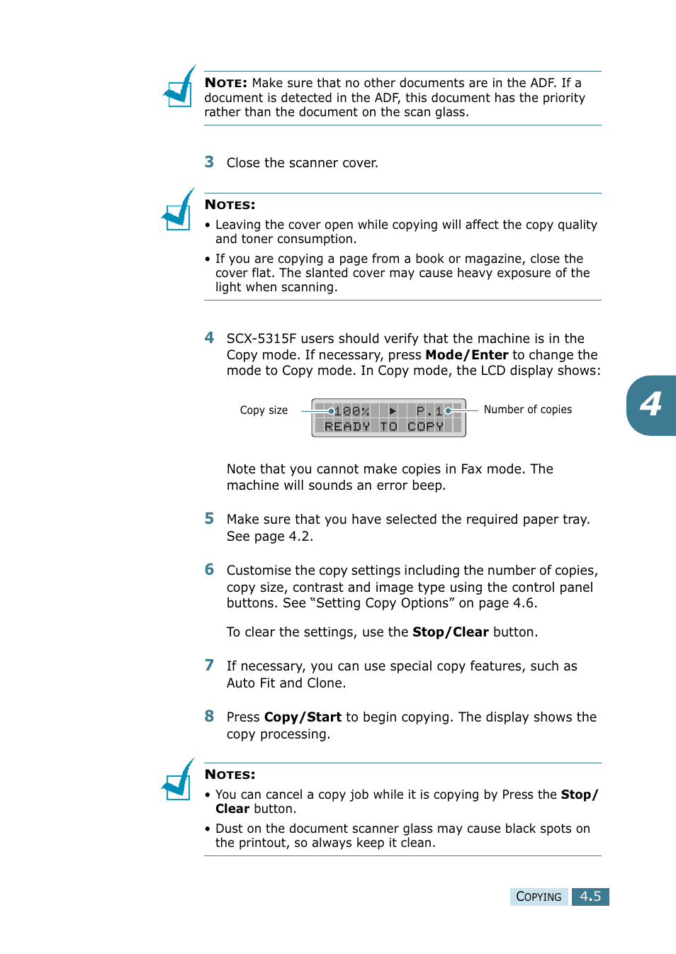 Samsung SCX-5115 User Manual | Page 64 / 144