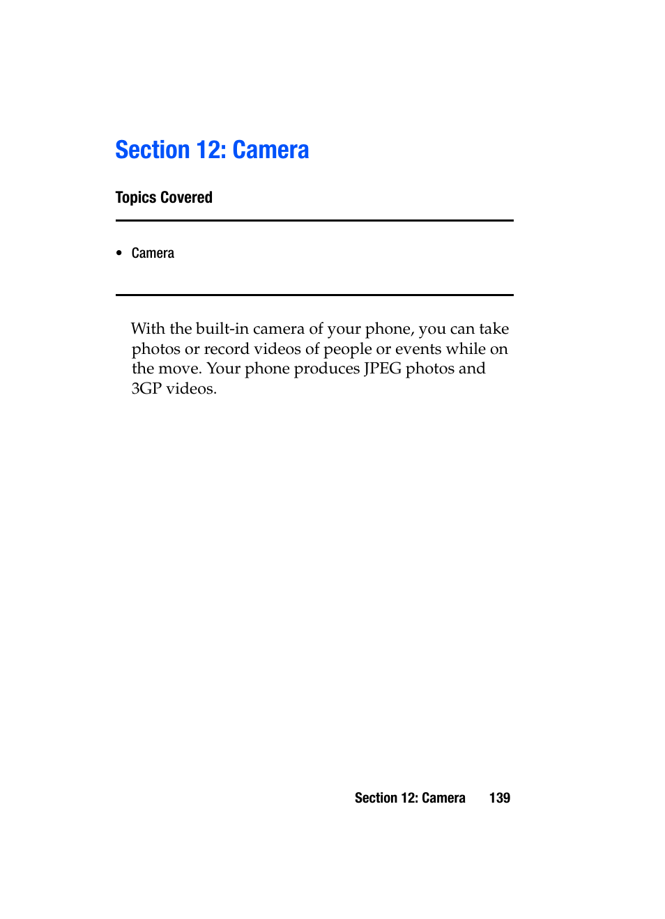 Section 12: camera | Samsung SGH-i607 User Manual | Page 139 / 223